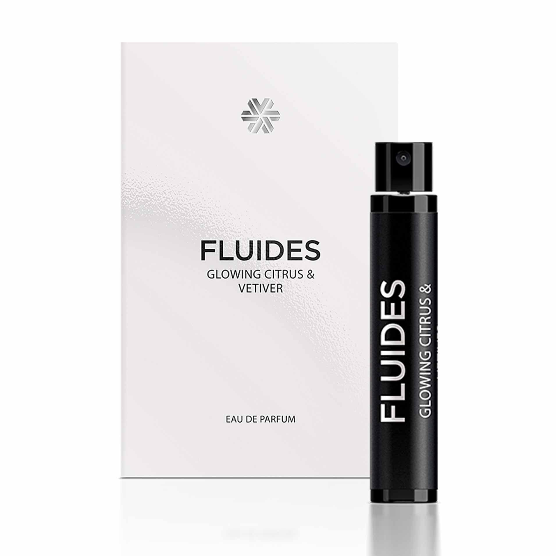 FLUIDES Glowing Citrus & Vetiver, оби атр, 1,5 мл